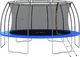Trampolina ogrodowa vidaXL 92945 z siatką wewnętrzną 16 FT 487 cm 1
