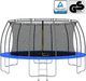 Trampolina ogrodowa vidaXL 92945 z siatką wewnętrzną 16 FT 487 cm 2