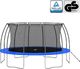 Trampolina ogrodowa vidaXL 92945 z siatką wewnętrzną 16 FT 487 cm 3