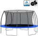 Trampolina ogrodowa vidaXL 92945 z siatką wewnętrzną 16 FT 487 cm 4