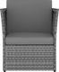 vidaXL Krzesło ogrodowe z podnóżkiem, polirattan, antracytowe 3