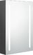 vidaXL Szafka górna z lustrem i LED 50cm szara (326497) 1