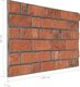vidaXL Panele ścienne 3D, wzór cegły, kolor terakota, 10 szt., EPS 8
