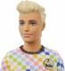 Lalka Barbie Mattel Fashionistas - Ken, T-shirt kolorowa kratka (DWK44 GRB90) 5