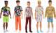 Lalka Barbie Mattel Fashionistas - Stylowy Ken, bluza w kolorowe paski (DWK44/GRB91) 7