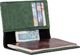 Surazo Etui na paszport z miejscem na karty - Nubuk Zielony Uniwersalny 3