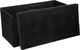 Atmosphera Pufa pikowana Adaline Black 76x38 cm 2