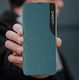 Hurtel Eco Leather View Case elegancki futerał etui z klapką i funkcją podstawki Xiaomi Mi 11 Lite 5G niebieski 10