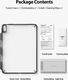 Etui na tablet Ringke RINGKE iPad Air 4th 2020 10.9' / ALL GEN FUSION COMBO w OUTSTANDING* SMOKE BLACK (LIGHT GRAY 1P) 11