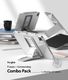 Etui na tablet Ringke RINGKE iPad Pro 2021 11" / ALL GEN FUSION COMBO w OUTSTANDING* SMOKE BLACK (LIGHT GRAY 1P) 2