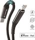 Kabel USB Crong USB-C - Lightning 1.5 m Czarny (CRG-AL15USCL-BLK) 2