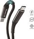 Kabel USB Crong USB-C - USB-C 1.5 m Czarny (CRG-AL15USCC-BLK) 2