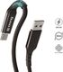 Kabel USB Crong USB-A - USB-C 1.5 m Czarny (CRG-AL15USAC-BLK) 3
