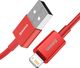 Kabel USB Baseus USB-A - Lightning 1 m Czerwony (BSU2661RED) 2