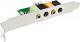 Karta dźwiękowa InLine InLine Karta muzyczna 7.1 192kHz 24 Bit - na PCI-E z Toslink Digital IN / OUT (66670I) 2