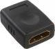 Adapter AV InLine HDMI - HDMI czarny (17600G) 1