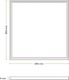Ecolight Panel podtynkowy LED 60x60 60W 4000K dwustopniowy 5