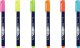 Tombow Flamastry Fudenosuke do kaligrafii neon mix 6 szt. 1