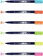 Tombow Flamastry Fudenosuke do kaligrafii neon mix 6 szt. 2