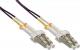 InLine Światłowodowy Duplex Kabel LC/LC 50/125µm OM4 0.5m - 88544P 1