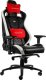 Fotel Noblechairs EPIC z prawdziwej skóry - czarny/biały/czerwony (GAGC-034) 8