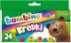 Bambino Kredki BAMBINO, 24 kolory, licencja BAMBINO 1