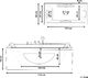 Wanna Shumee Wanna LED z hydromasażem 170 x 80 cm biała HAWES 8