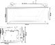 Wanna Shumee Wanna LED z hydromasażem 183 x 142 cm biała SALAMANCA 8
