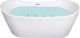 Wanna Shumee Wanna z hydromasażem wolnostojąca ANTIGUA 3