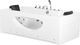 Wanna Shumee Wanna LED z hydromasażem 180 x 80 cm biała HAWES 2