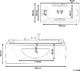 Wanna Shumee Wanna LED z hydromasażem 180 x 80 cm biała HAWES 8