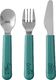 Mepal Sztućce dziecięce 3-szt. Mio Deep Turquoise 108033012400 1