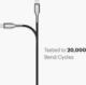 Kabel USB Cygnett USB-A - Lightning 2 m Czarny (CY-USBA-LIGH-2M-BK) 2