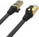Unitek RJ45, kat. 7, SSTP, 1m, czarny (C1897BK-1M) 1