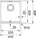 Zlewozmywak Franke Kanon KNG 110-37 Fragranit+ czarny mat (125.0633.001) 2