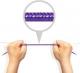 Kabel USB ADATA USB-microUSB 1m Purple alu-knit (AMUCAL-100CMK-CPU) 5