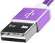 Kabel USB ADATA USB-microUSB 1m Purple alu-knit (AMUCAL-100CMK-CPU) 6
