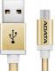 Kabel USB ADATA USB-microUSB 1m Gold alu-knit (AMUCAL-100CMK-CGD) 8