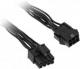 PCIe 6-pin - ATX/EPS 8-pin, 0.1m, Czarny (ZUAD-765) 1