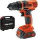 Wiertarko-wkrętarka Black&Decker EGBL18K 18 V 1 x akumulator 1.5 Ah 1