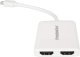 Adapter AV Delock HDMI - DisplayPort + USB-A czarny (63206) 1