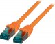EFB EFB RJ45 Patchkabel S/FTP, Cat.6A, LSZH, 30m, orange 1