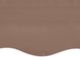 vidaXL Zapasowa tkanina na markizę, brązowa, 3x2,5 m 5