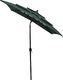vidaXL 3-poziomowy parasol na aluminiowym słupku, zielony, 200x200 cm 3
