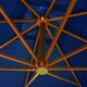 vidaXL Parasol ogrodowy wiszący, na jodłowym słupku, lazurowy, 3x3 m 2
