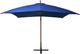 vidaXL Parasol ogrodowy wiszący, na jodłowym słupku, lazurowy, 3x3 m 3