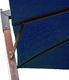 vidaXL Parasol ogrodowy wiszący, na jodłowym słupku, lazurowy, 3x3 m 5
