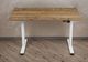 Biurko Spacetronik Moris Flex Brązowo-Białe 130 cm x 65 cm 2
