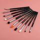Eigshow Beauty Zestaw 10 pędzli Eye Brush Kit Light Silver 6