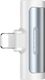Adapter USB Remax Smoth Lightning - Lightning x2 Biały  (6954851298755) 1